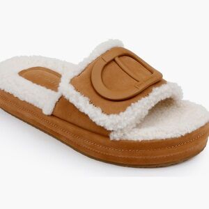 Dee Ocleppo Shearling Platform NWT